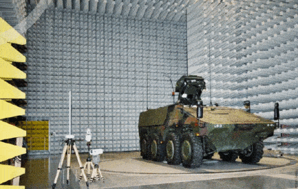 Military EMC testing room chamber MIL 461