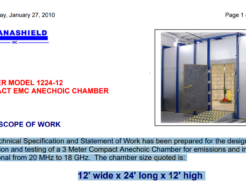 Used Pre-Compliance Semi-Anechoic Chamber